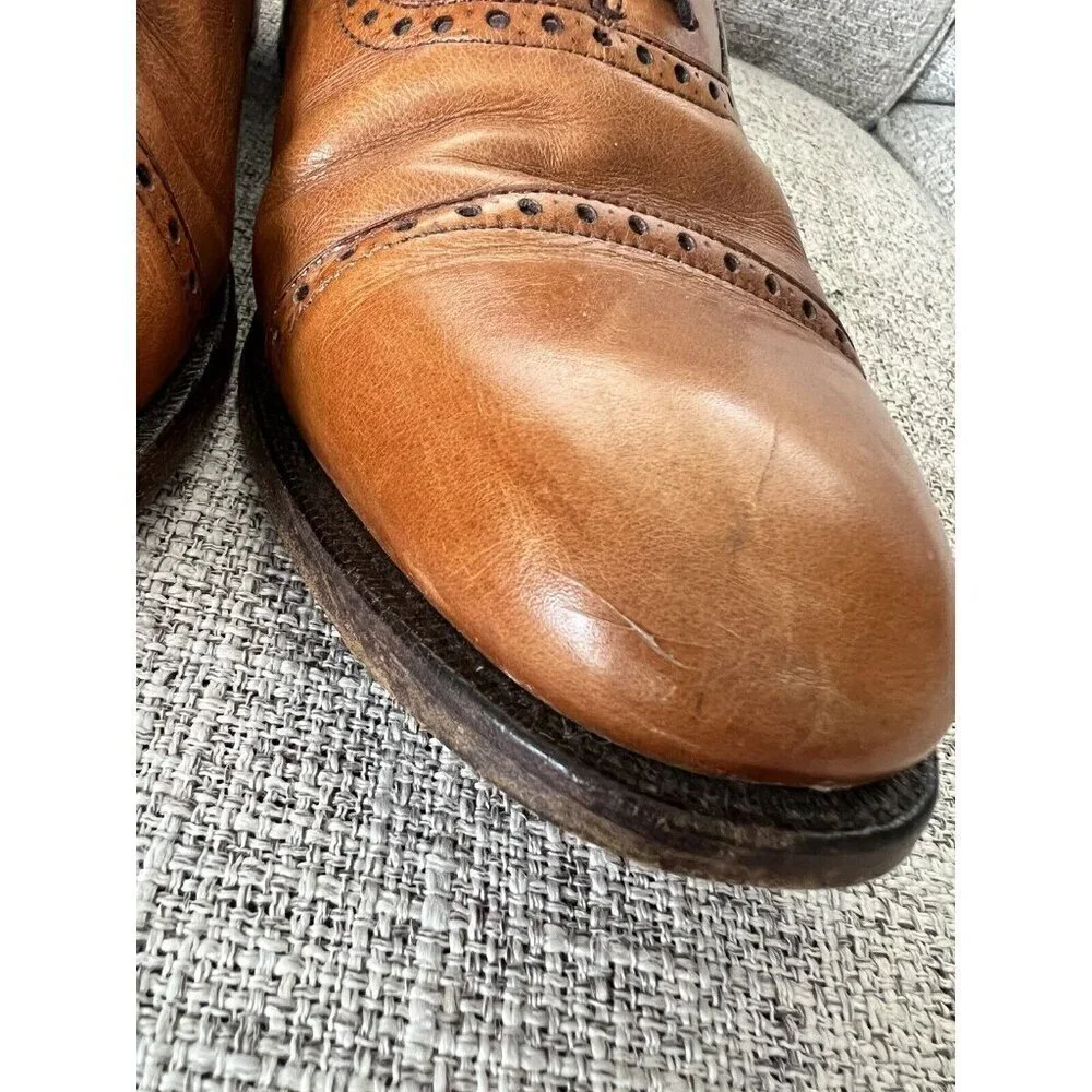 Alfred Sargent Blenheim Brogue Lace Up Shoes Brown UK 9 US 10 England